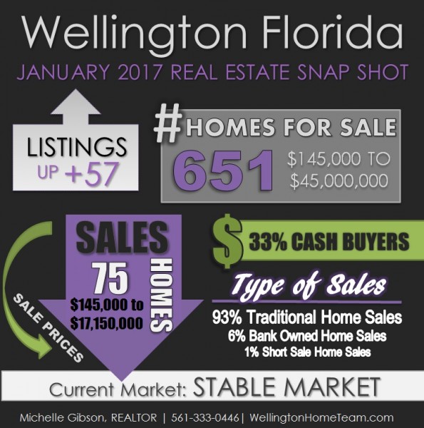 What's Your Wellington Home Worth? January 2017 Infographic